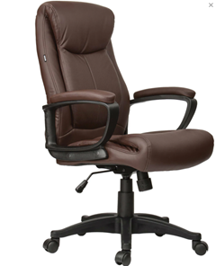 Офисное кресло Brabix BRABIX "Enter EX-511", экокожа, коричневое, 531163 в Стерлитамаке