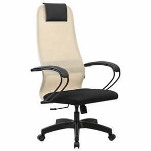 Офисный стул BRABIX PREMIUM "Ultimate EX-800" пластик, плотная двойная сетка Х2, черное/бежевое, 532916 в Стерлитамаке
