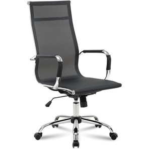 Офисное кресло Brabix Line EX-530 (хром, сетка, черное) 531846 в Стерлитамаке