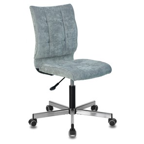 Компьютерное кресло Brabix Stream MG-314 (без подлокотников, пятилучие серебристое, ткань, серо-голубое) 532395 в Уфе