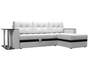 Угловой диван для гостиной Атланта М, Белый (экокожа) в Стерлитамаке