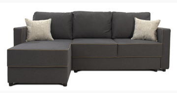 Угловой диван Jordan (Uno grey+Atrium01+Uno cottun) в Стерлитамаке