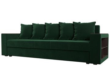 Прямой диван Дубай Лайт, Зеленый (Велюр) в Уфе