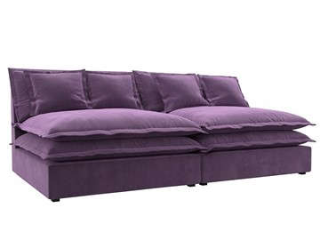 Прямой диван Лига-040, Сиреневый (микровельвет) в Уфе