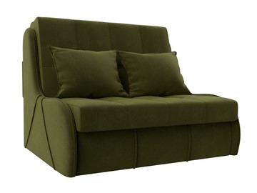 Прямой диван Риттэр 100, Зеленый (Микровельвет) в Уфе