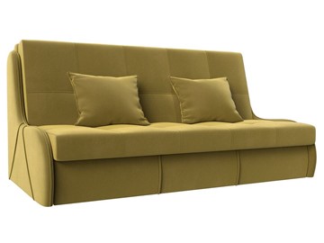 Прямой диван Риттэр 160, Желтый (Микровельвет) в Уфе
