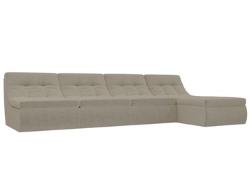 Модульный раскладной диван Холидей, Бежевый (микровельвет) в Стерлитамаке