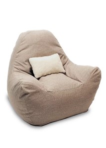 Кресло-мешок КлассМебель Эдем, рогожка орион, бежевый в Стерлитамаке