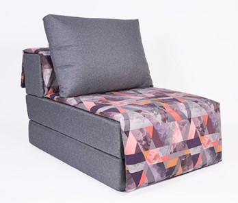 Бескаркасное кресло-кровать Харви, серый - сноу манго в Стерлитамаке