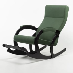 Кресло-качалка в гостиную Марсель, ткань Amigo Green 33-Т-AG в Нефтекамске