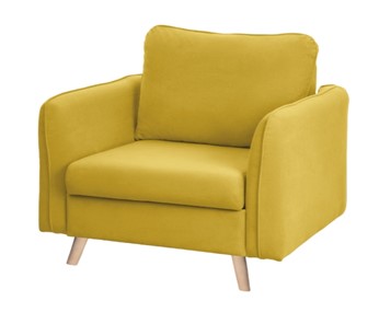 Кресло мягкое Бертон желтый в Стерлитамаке