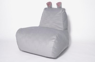 Кресло-мешок Бегемот серый в Салавате