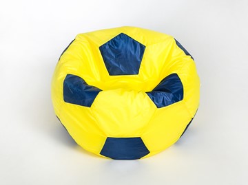 Кресло-мешок Мяч малый, желто-синий в Салавате