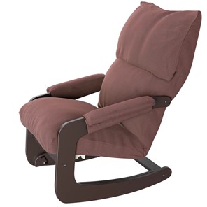 Кресло Трансформер Амадео ВСК №81 (каркас венге, сиденье коричнево-розовое) в Салавате