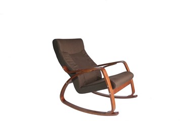 Кресло-качалка Женева, ткань шоколад в Уфе