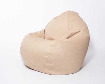Кресло-мешок Макси, рогожка, 150х100, песочное в Уфе
