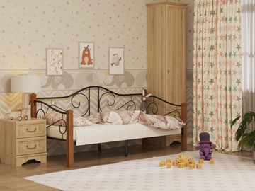 Детская кровать Гарда 7, 90х200, черная в Уфе