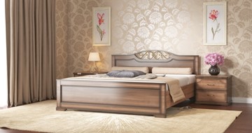 Полуторная кровать СВ-Стиль Жасмин 140*200 с основанием в Салавате