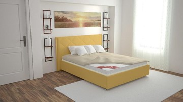 Двуспальная кровать с механизмом Сарма Альба 160х200 (с коробом) в Уфе