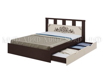 Кровать спальная Жасмин 1600 с ящиками в Уфе