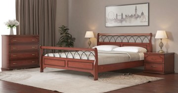 Кровать двуспальная СВ-Стиль Роял 160*200 с основанием в Уфе