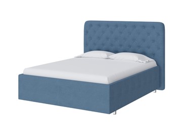 Спальная кровать Proson Classic Large 160х200, Рогожка (Тетра Голубой) в Стерлитамаке