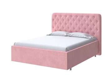 Кровать 2-х спальная Classic Large 180х200, Велюр (Casa Жемчужно-розовый) в Стерлитамаке