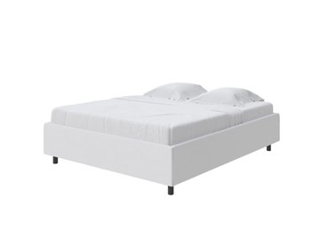 Спальная кровать Como (Veda) Base 1 140x200, Экокожа (Белый) в Уфе