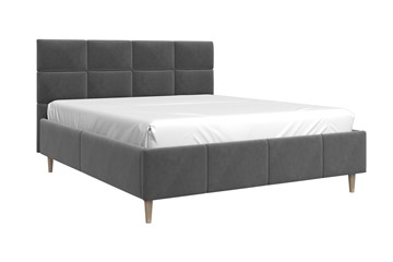 Кровать 2-спальная Ханна 180х200 (Холодный Серый) с основанием в Уфе