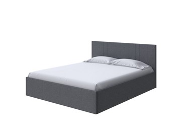 Кровать спальная Helix Plus 160х200, Рогожка (Savana Grey (серый)) в Уфе