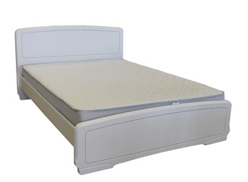 2-спальная кровать Боринское Кристина Прайм 1400, Белый в Стерлитамаке