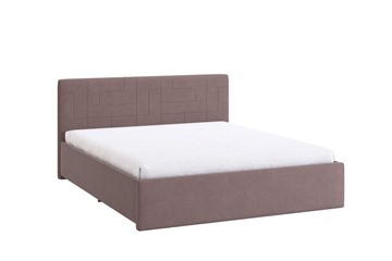 Двуспальная кровать Лора 2 1.6, пудра (велюр) в Стерлитамаке