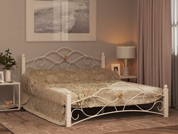 Кровать 2-спальная Гарда 3, 160х200, белая в Уфе