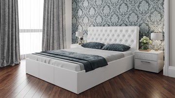 Кровать с механизмом 2-спальная Скарлет (Белая) в Стерлитамаке