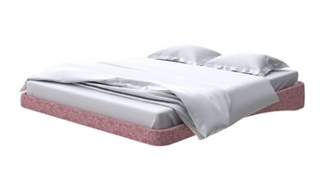 Парящая кровать 160х200, Рогожка (Levis 62 Розовый) в Стерлитамаке