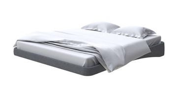 Парящая кровать 160х200, Рогожка (Savana Grey) в Стерлитамаке