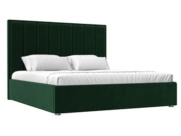 Кровать с подъемным механизмом Афродита 160, Зеленый (Велюр) в Стерлитамаке