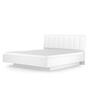Кровать с механизмом двуспальная Кураж Марсель-7 (Белый, экокожа polo белая) 1600 в Стерлитамаке