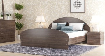 Кровать 2-спальная СВ-Стиль Валенсия, 160х200 с основанием, венге в Уфе