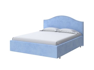 Кровать односпальная Classic 90х200, Велюр (Teddy Небесно-голубой) в Стерлитамаке