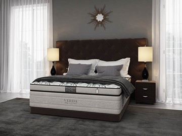 Кровать спальная Style/Basement 160х200, Флок (Велсофт Спелая слива) в Уфе