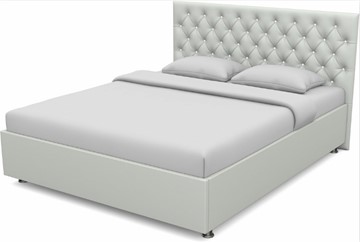 Кровать спальная Флоренция-А 1600 с основанием (Nitro White) в Стерлитамаке