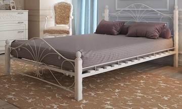 Кровать 2-спальная Фортуна 1, 1600, белый/белый в Стерлитамаке