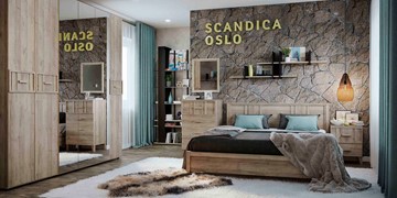 Спальный гарнитур SCANDICA OSLO №1 в Салавате