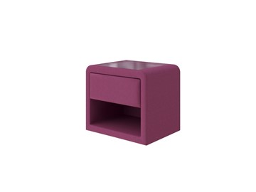 Тумба в спальню Cube 52х41, Рогожка (Savana Berry (фиолетовый)) в Стерлитамаке