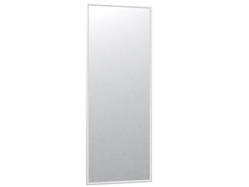 Настенное зеркало в спальню Сельетта-6 белый (1100х400х9) в Стерлитамаке