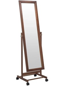 Напольное зеркало Мебелик BeautyStyle 27 (135х42,5см) Средне-коричневый в Стерлитамаке