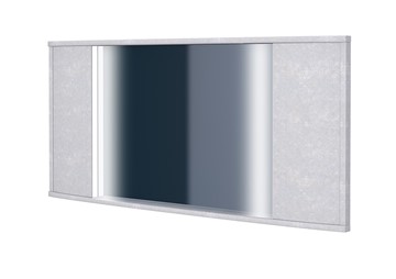 Зеркало настенное Vittoria с подсветкой, Флок (Бентлей Светло-серый) в Стерлитамаке