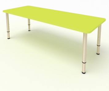 Стол для детей 2-местный  (по одну сторону столешн.) СДО-3 (0-3) желтый в Стерлитамаке