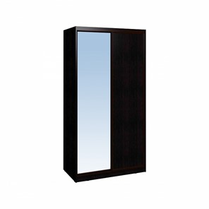 Шкаф 1200 Домашний Зеркало/ЛДСП, Венге в Уфе